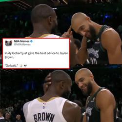 Sometimes the real assist happens after the game. π
#rudygobert #jaylenbrwon #nbamemes