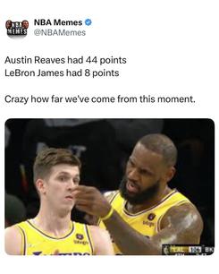 LeBron's double-digit scoring streak has ended π