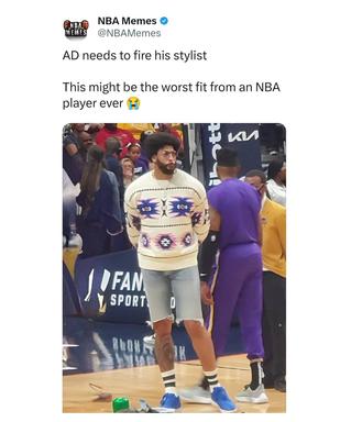 He really got ready and thought yeah this fit looks fire🔥😭