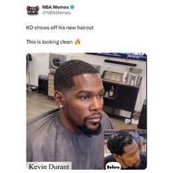 KD went from rebuilding phase to championship-ready look. 🙌🏽
#kevindurant #nbamemes