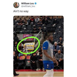 I did not know that Draymond Green has motion like that😭