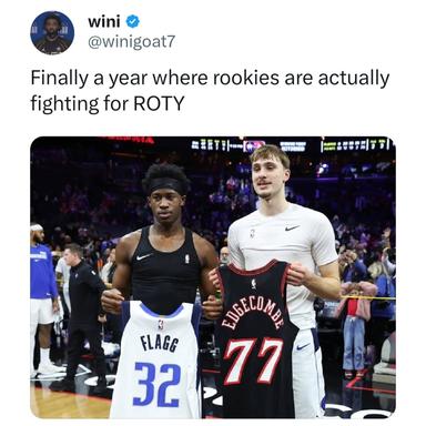 Not to mention Kon Knueppel is there too!