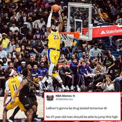 Head above the rim...LITERALLY π
#lebron #nbamemes
