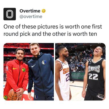 This is truly insane to think of. Mavs and Hawks got fleeced...