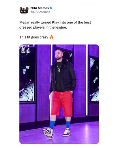 Megan Thee Stallion got Klay Thompson acting different π