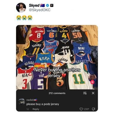 This might be the worst jersey collection ever...