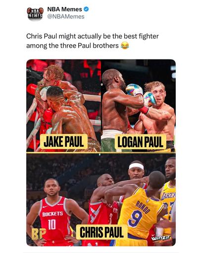 Chris Paul built different, no gloves needed π