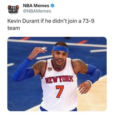 KD really lucky that he joined the Warriors in 2017!