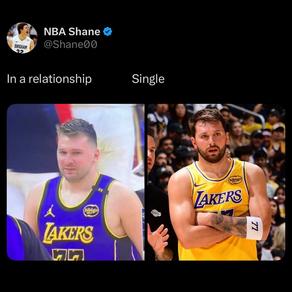 Luka's single era is unreal. 🔥
#lukadoncic #nbamemes