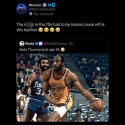 Bro skipped puberty and went straight to taxes. 😭
#natethurmond #nbamemes