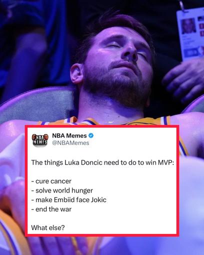 Embiid might really reach a Conference Finals first before Luka ever wins an MVP 😂