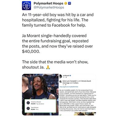 Ja has always been doing this though. Some controversies apart he's a great dude!