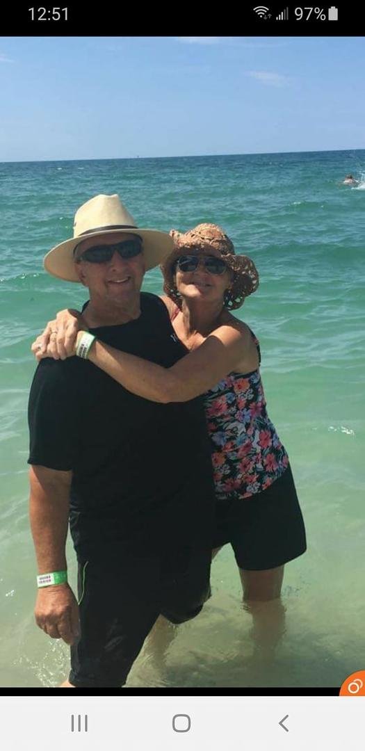 After 49 years she is still hanging on to me,I must of done something right.Happy Anniversary Love Mike