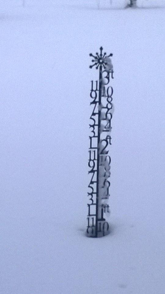someone stole this snow stake from right outside my front door :-(