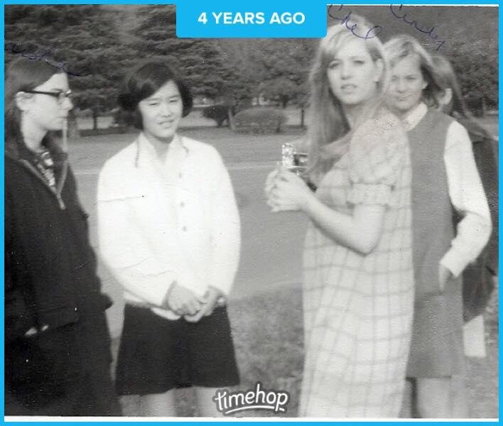 This picture is circa 1969 in Japan. Just noticed I am the only one in a heavy winter coat.