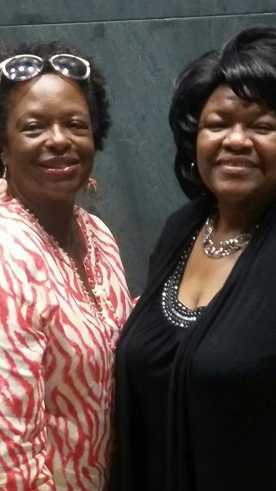 At Flemings with my bestie Lunetta Scruggs.