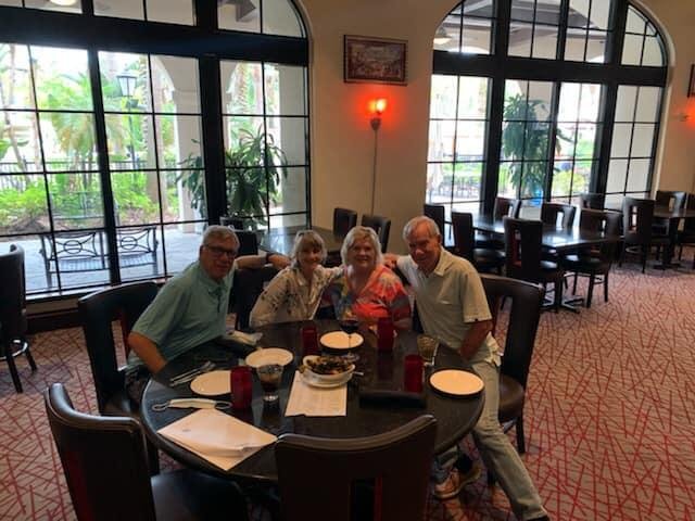 The best of times with lifelong friends from CA. A perfect ending to our vacation.