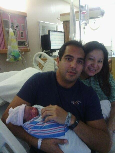 This is my son Paul and his wife Danielle and the new Moore, Cambria Ann Moore, my granddaughter!!!