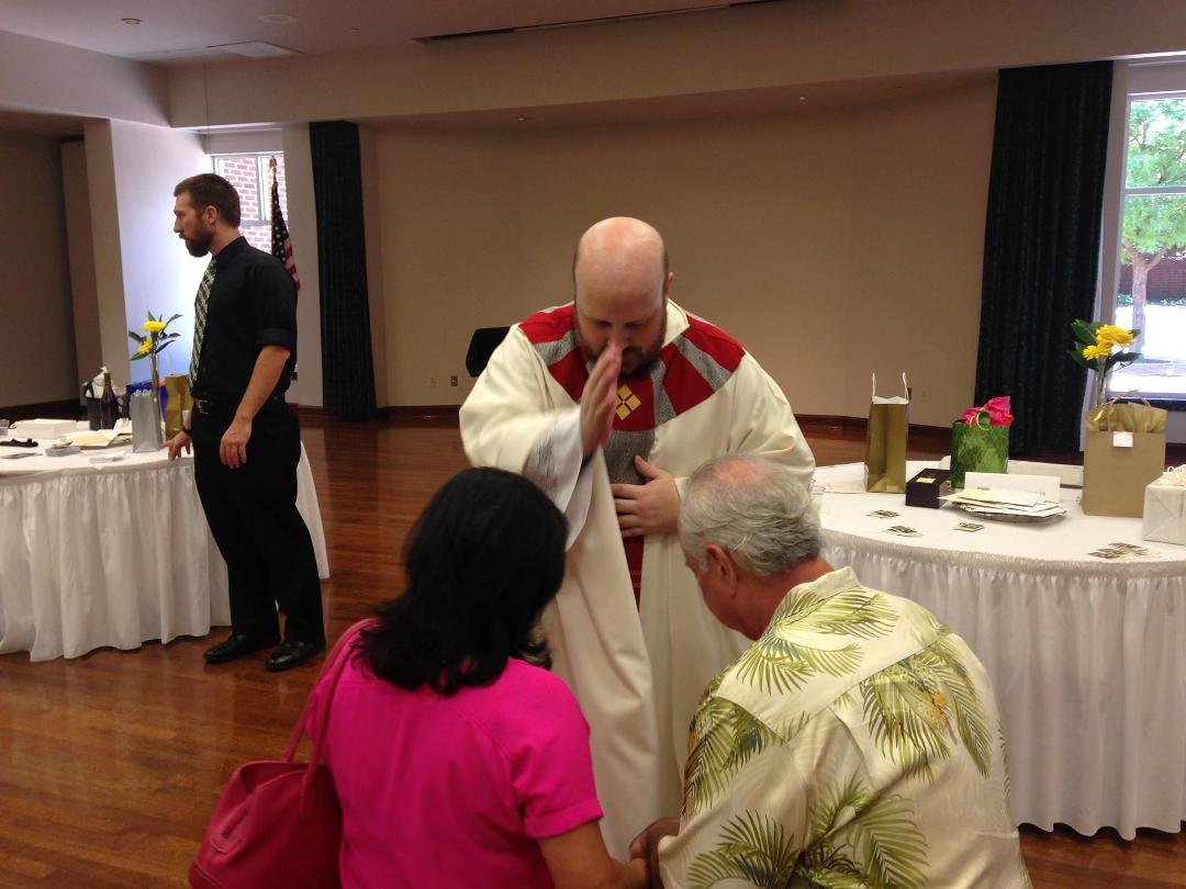 First blessing from Father  Daniel Grover