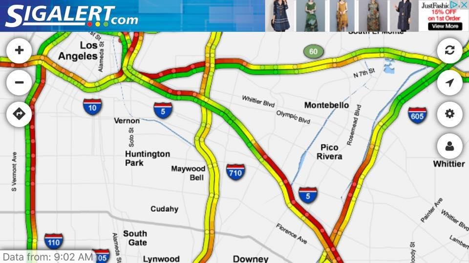 Our wonderful freeways in Los Angeles