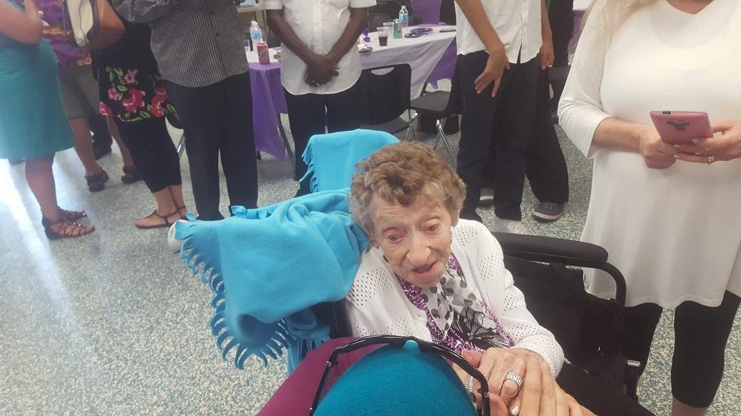 Had a lovely time at Aunt Gails 100th birthday.
