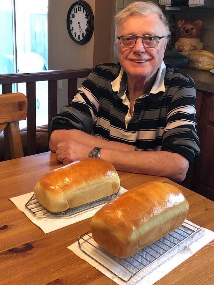 First attempt at baking bread turned out not to bad
And it tastes pretty good too
