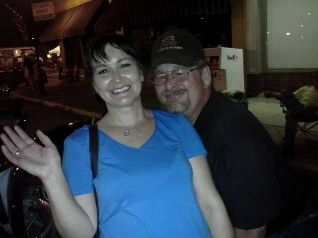 Krista made it to the New Carlisle Cruise In and got to see the bike and me. You missed it, Carol V Zahn