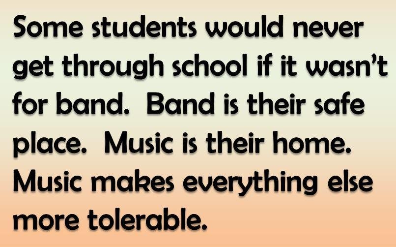 Remember... the arts are a critical part of education...
