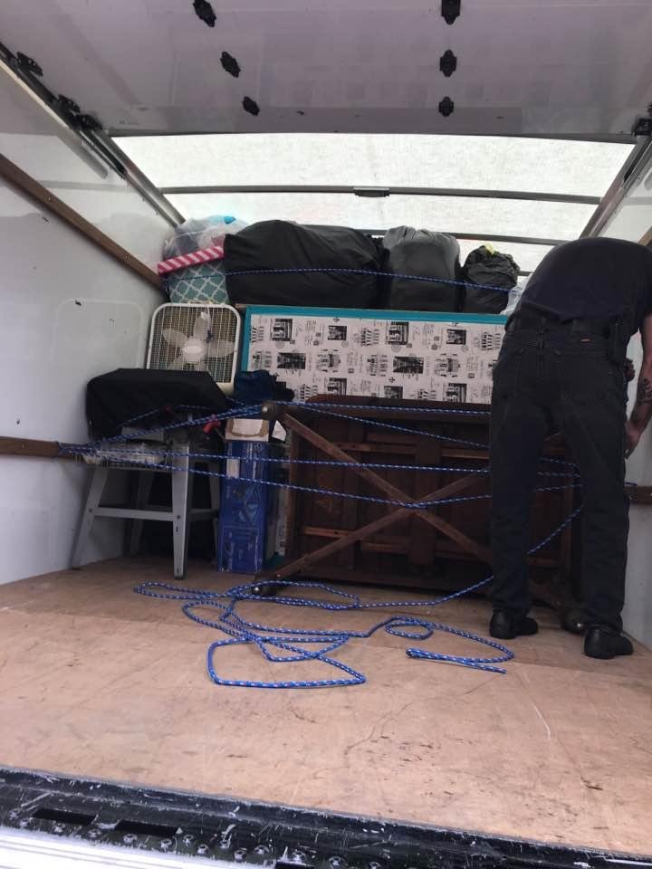 All my stuff is in the truck ready for the move tomorrow