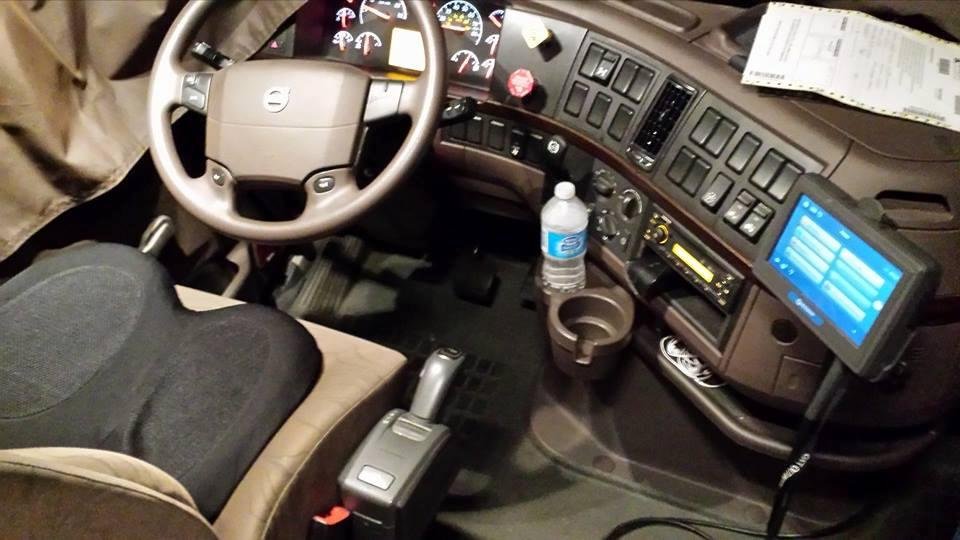 Not only did I get a VOLVO, I also have to learn how to drive an automatic semi...WTF??? At least it's new, Lol!! Note: no stick-shift. Weird!!