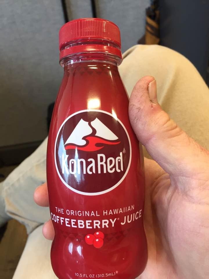 Just wash my lunch down with Kona Red