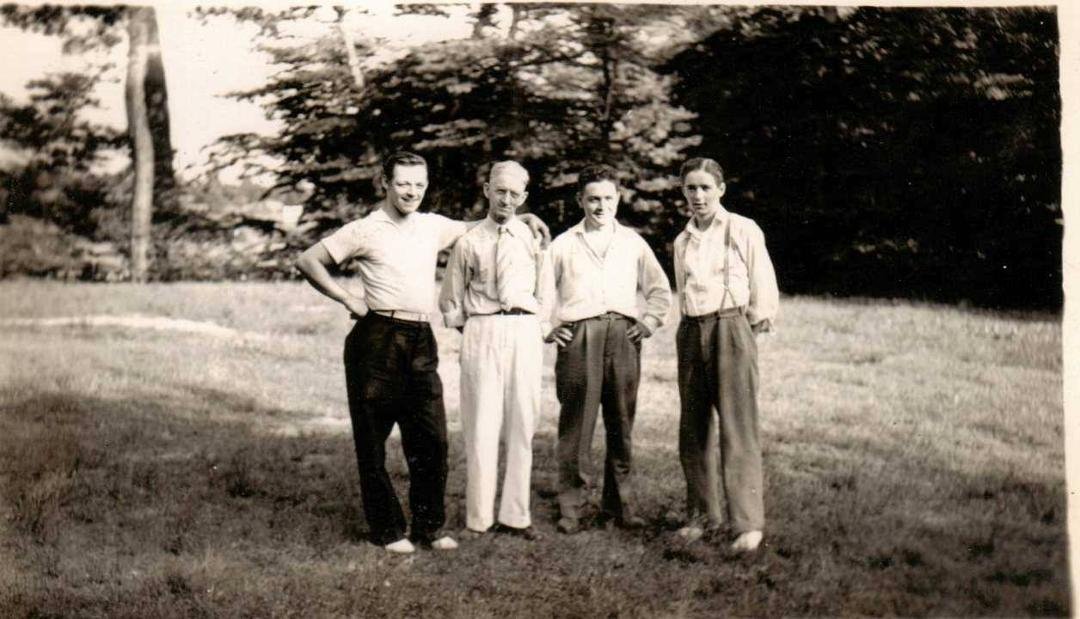SLIM AND TRIM WHITE HAIRED GRANDPA MORAN FROM IRELAND AND SONS'Sandra Leonardi MoranNancy CarterJohn C. MoranMatt MoranJohn Moran