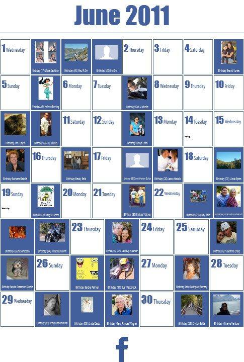 Suzanne Westbrook's album, 2011 Calendar