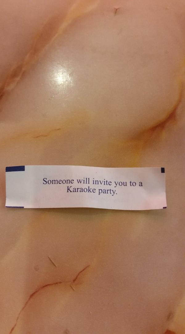 This was my fortune. Of all things, lol.