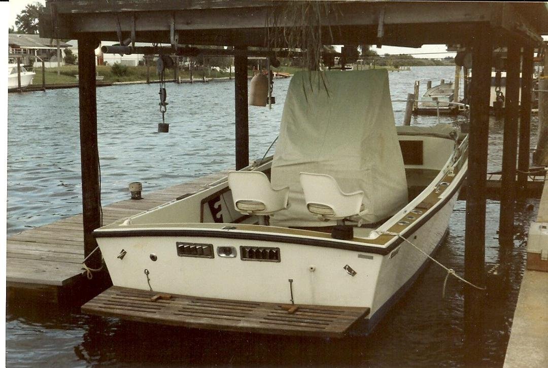 Our Mako inboard diesel offshore boat "FISHFINDER"