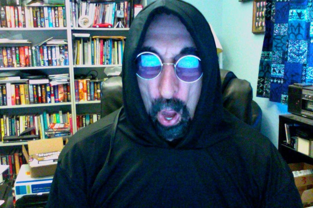 Working attire on Halloween.