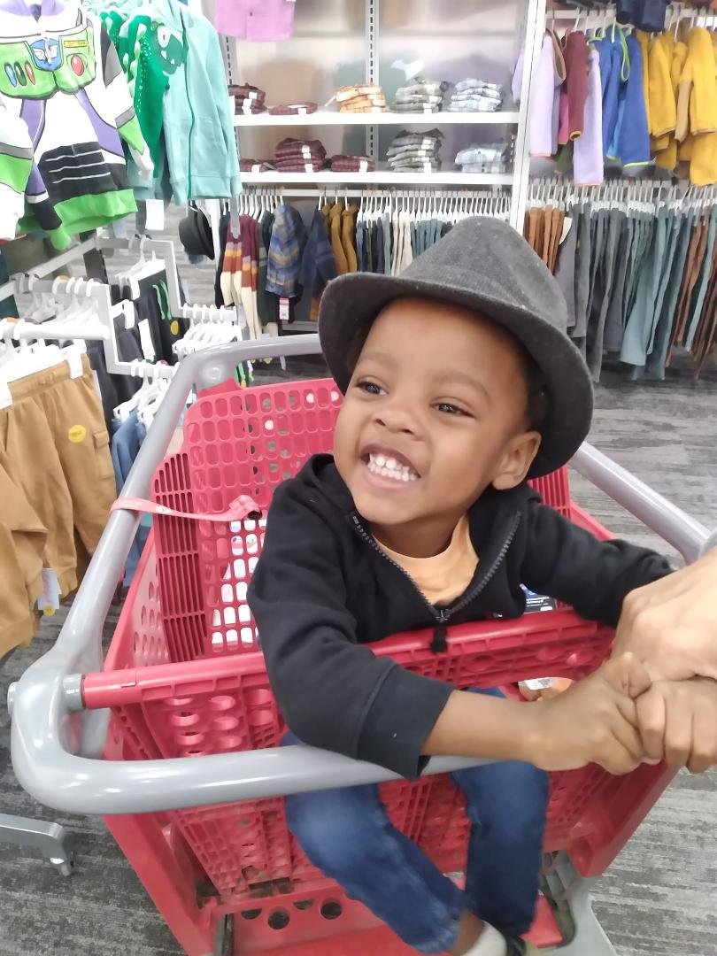 Shoppin' with my "GrandDude"....