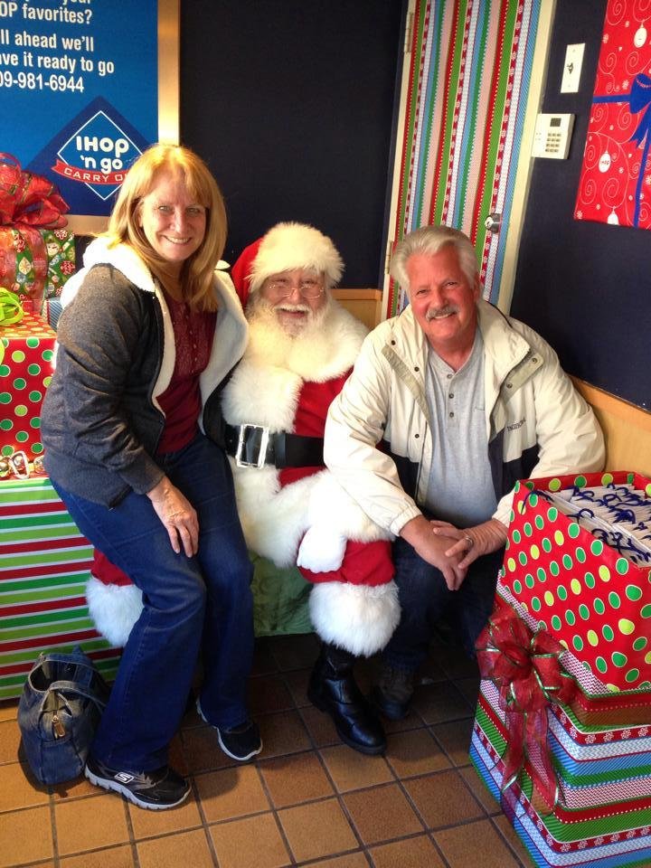 Ho Ho Ho.  Start your day with a cup of Joe, and Jim and Santa!