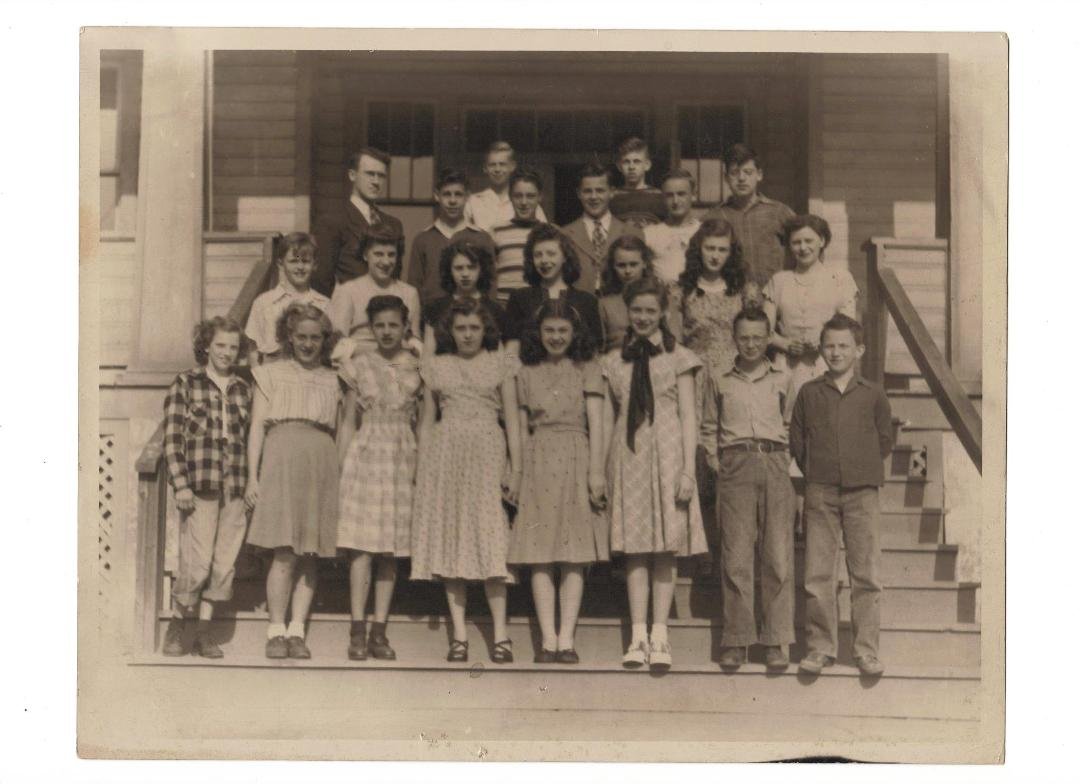 wiley ford school graduating class 1949 8th grade
mr. wimer principal & mrs. bright teacher