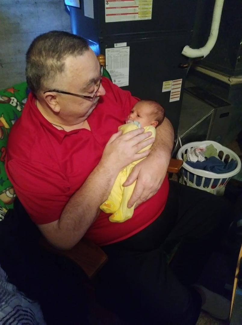 Me and my great grand baby