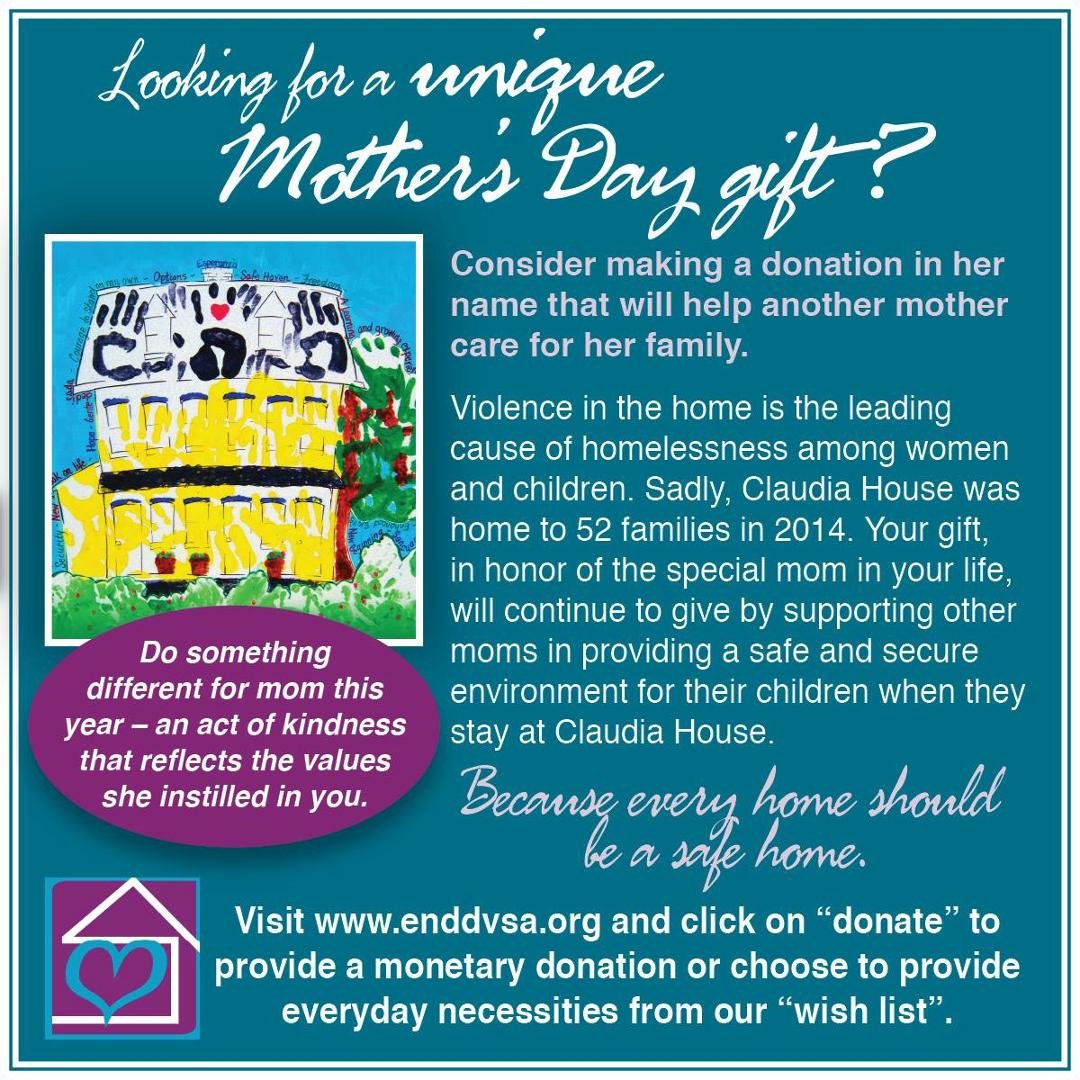 For my friends and family, please consider honoring your Mother on Sunday with a donation to Survivor's Inc.  Adams County, Pa's Domestic Violence and Sexual Assault non profit!!  We would sincerely appreciate your support!