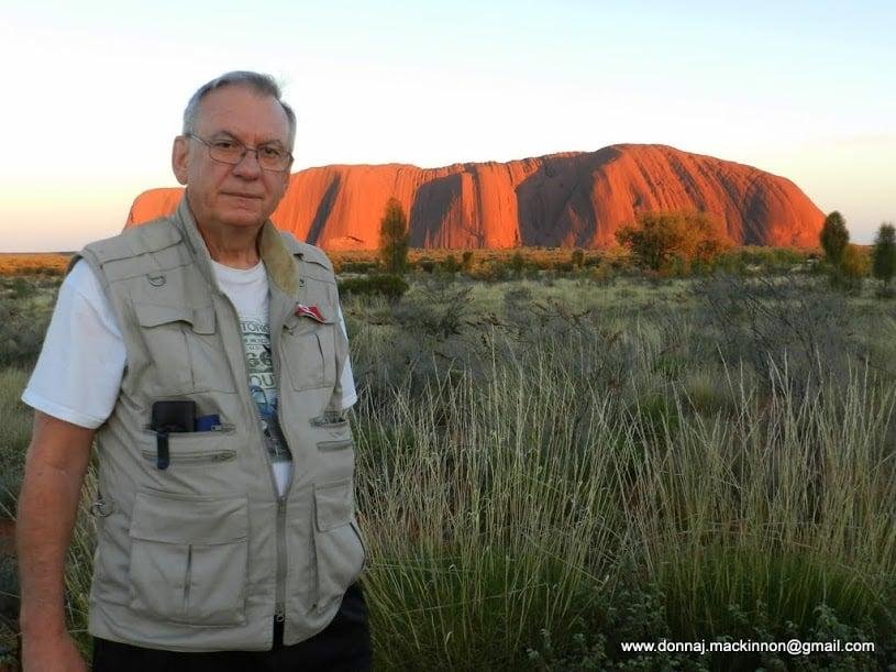 I am in Australia with Uluru (Also known as Ayers Rock) in the background, fantastic place to visit. Stay safe everyone