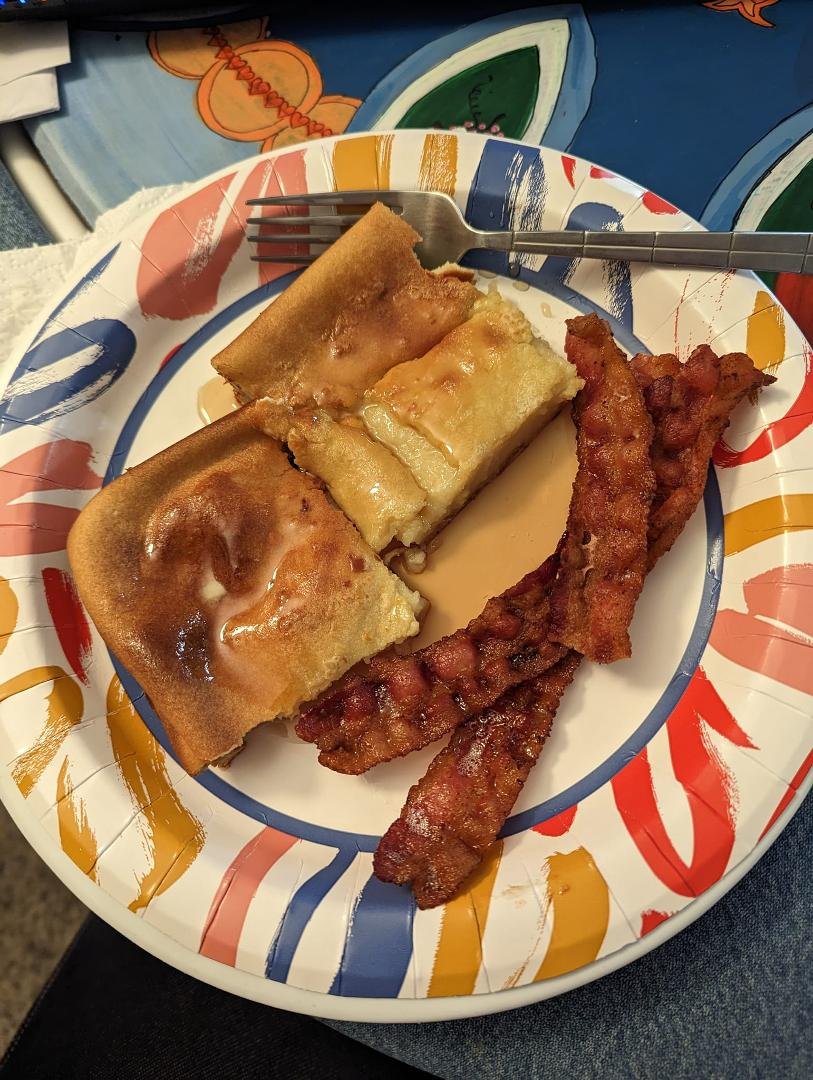 My New Years Day breakfast! Because, I'm worth it!