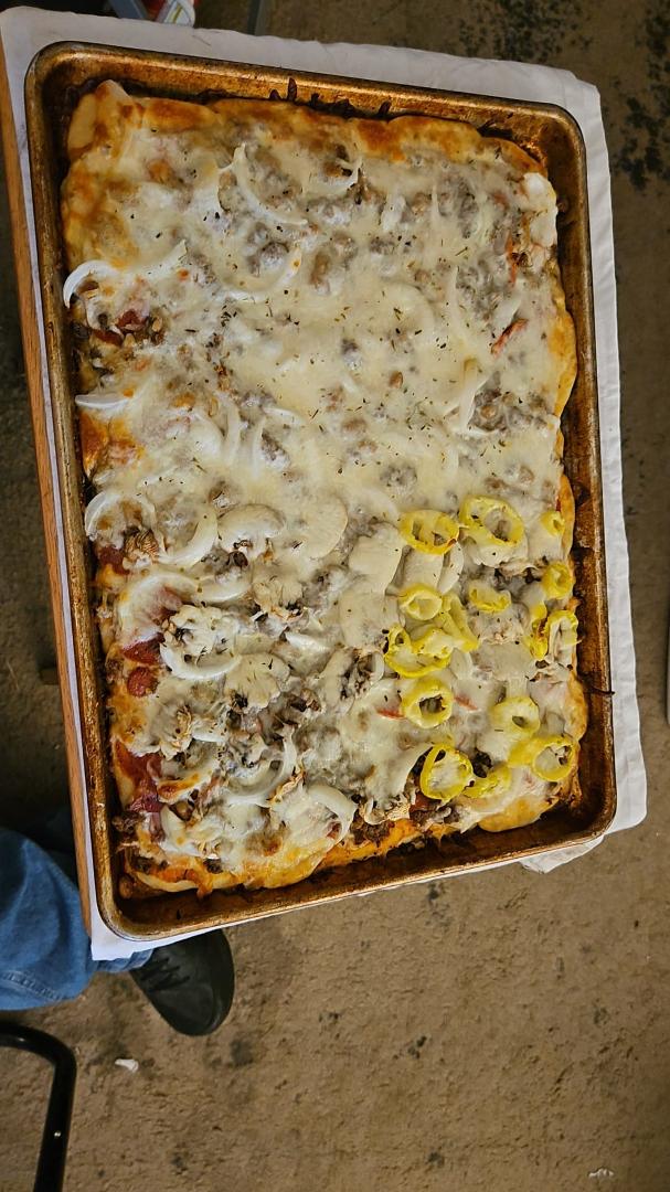 Homemade Pizza is whats for dinner