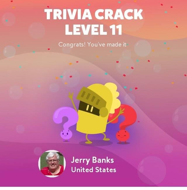 Jerry Banks' album, Trivia Crack Photos
