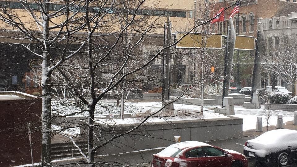 Snowing in Nashville! We will persevere as we trudge to the "spring" basketball games to watch Kentucky play Alabama.