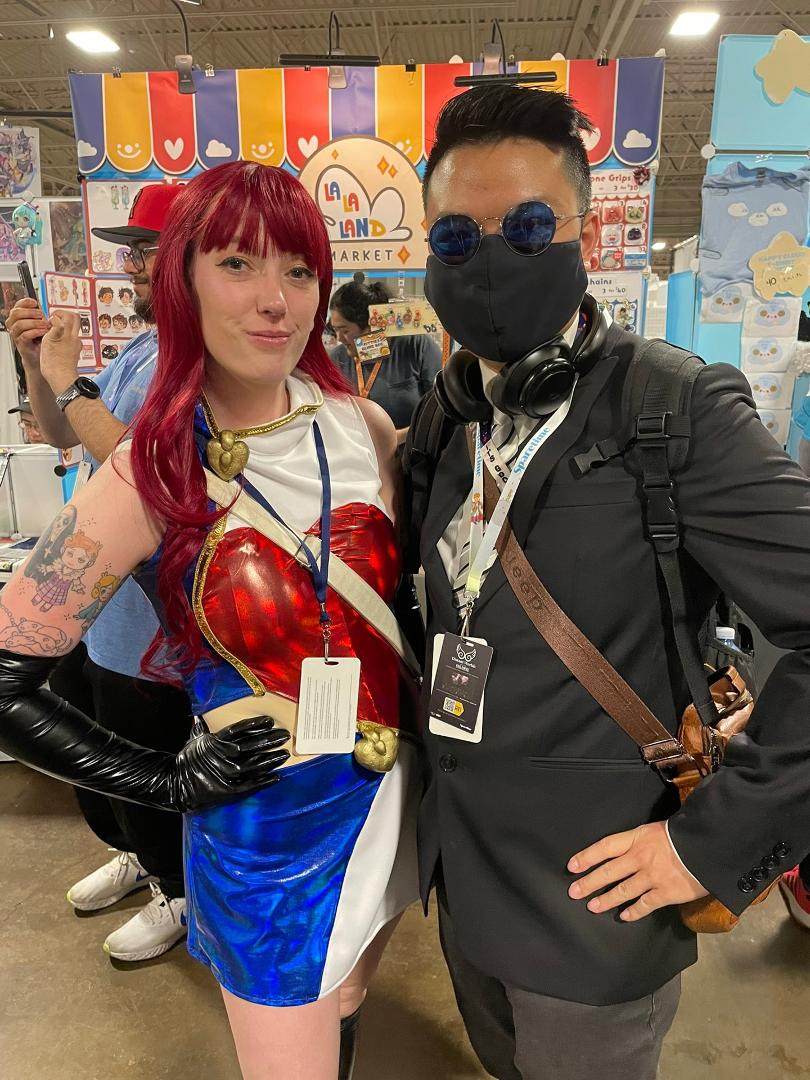 Me and a cosplayer