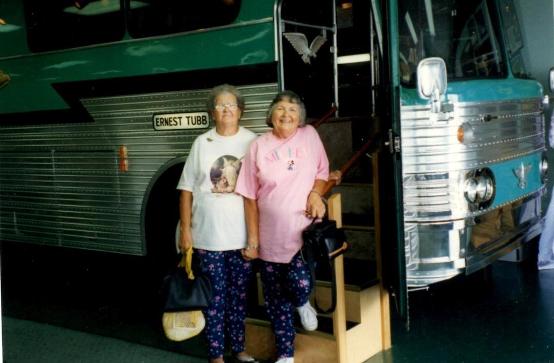 my last trip in my rv I took aunt emilia and aunt clara to nashville
