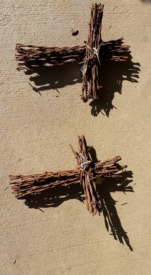 Crosses.