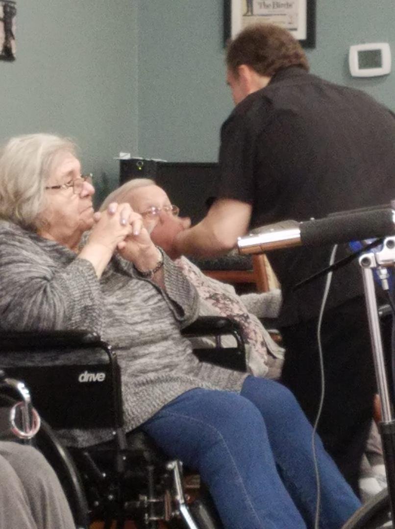 Here is another of my favorite Bingo gals.As she said,I never win,yeh until she won.A lot of kidding with her.